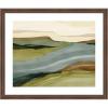 image:imageKate and Laurel Framed Wall Art Print Natures Charm l by Nikita Jariwala 26 x 22 Florence Medium Brown Frame Modern Contemporary Abstract Art for Wall Decor26L x 22W