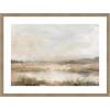 image:imageKate and Laurel Framed Wall Art Print Neutral Abstract Landscape by The Creative Bunch Studio 26 x 20 Woodgrain Stripe Mocha Frame Modern Contemporary Landscape Art for Wall Decor42L x 32W