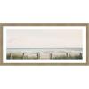 image:imageKate and Laurel Framed Wall Art Print Pale Sky by Emiko and Mark Franzen F2 Images 42 x 20 Woodgrain Stripe Mocha Frame Coastal Beach Art for Wall DecorWoodgrain Stripe Mocha