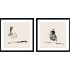 image:imageSketched Bird On Branch 2 Piece Framed Wall Art Print Set by Danushka Abeygoda