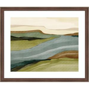 image:imageKate and Laurel Framed Wall Art Print Natures Charm l by Nikita Jariwala 26 x 22 Florence Medium Brown Frame Modern Contemporary Abstract Art for Wall Decor26L x 22W