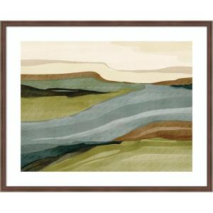 image:imageKate and Laurel Framed Wall Art Print Natures Charm l by Nikita Jariwala 26 x 22 Florence Medium Brown Frame Modern Contemporary Abstract Art for Wall Decor42L x 34W