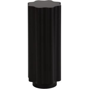 image:imageKate and Laurel Pandey Modern Metal Wavy Drink Table 9 x 9 x 22 Antique Brass Curvy Mini Table for Use as a Pedestal Plant Stand Indoors or as a Small Nightstand OptionBlack