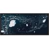 image:imageKate and Laurel Blue and White Iceberg Pattern in Greenland Framed Canvas Wall Art by Michael Schauer 40 x 18 Sylvie Black Coastal Nature Abstract Art for Wall Decor Living Room Bedroom