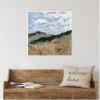 image:imageKate and Laurel Framed Canvas Wall Art Print Arkasas by Emily Kenney 30 x 30 Sylvie Natural Frame Rustic Farmhouse Landscape Art for Wall DecorSylvie White