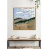 image:imageKate and Laurel Framed Canvas Wall Art Print Arkasas by Emily Kenney 30 x 30 Sylvie Natural Frame Rustic Farmhouse Landscape Art for Wall DecorSylvie Natural