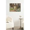 image:imageKate and Laurel Framed Canvas Wall Art Print Gardens at Florence circa 1910 John Singer Sargent by Nostalgia Prints 24 x 18 Sylvie Walnut Frame Traditional Landscape Art for Wall Decor