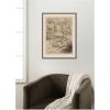 image:imageKate and Laurel Framed Canvas Wall Art Print Near Brantome 1928 Roger Fry by Nostalgia Prints 18 x 24 Sylvie Walnut Frame Vintage Landscape Art for Wall Decor
