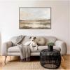 image:imageKate and Laurel Framed Canvas Wall Art Print Neutral Abstract Landscape by The Creative Bunch Studio 33 x 23 Sylvie Beaded Rustic Natural Frame Modern Contemporary Landscape Art for Wall Decor41L x 28W