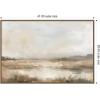 image:imageKate and Laurel Framed Canvas Wall Art Print Neutral Abstract Landscape by The Creative Bunch Studio 33 x 23 Sylvie Beaded Rustic Natural Frame Modern Contemporary Landscape Art for Wall Decor41L x 28W