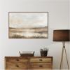 image:imageKate and Laurel Framed Canvas Wall Art Print Neutral Abstract Landscape by The Creative Bunch Studio 33 x 23 Sylvie Beaded Rustic Natural Frame Modern Contemporary Landscape Art for Wall Decor41L x 28W
