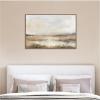 image:imageKate and Laurel Framed Canvas Wall Art Print Neutral Abstract Landscape by The Creative Bunch Studio 33 x 23 Sylvie Beaded Rustic Natural Frame Modern Contemporary Landscape Art for Wall Decor41L x 28W