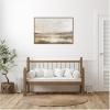 image:imageKate and Laurel Framed Canvas Wall Art Print Neutral Abstract Landscape by The Creative Bunch Studio 33 x 23 Sylvie Beaded Rustic Natural Frame Modern Contemporary Landscape Art for Wall Decor41L x 28W