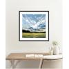 image:imageKate and Laurel Framed Wall Art Print Before The Storm by Emily Kenney 25 x 25 Stylish Black Narrow Frame Rustic Farmhouse Landscapes Nature Art for Wall Decor25L x 25W