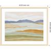 image:imageKate and Laurel Framed Wall Art Print Dreamy Hillscape by Nikita Jariwala 26 x 22 Woodgrain Stripe Blonde Frame Modern Contemporary Landscapes Nature Art for Wall Decor42L x 34W