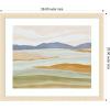 image:imageKate and Laurel Framed Wall Art Print Dreamy Hillscape by Nikita Jariwala 26 x 22 Woodgrain Stripe Blonde Frame Modern Contemporary Landscapes Nature Art for Wall Decor26L x 22W