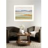 image:imageKate and Laurel Framed Wall Art Print Dreamy Hillscape by Nikita Jariwala 26 x 22 Woodgrain Stripe Blonde Frame Modern Contemporary Landscapes Nature Art for Wall Decor42L x 34W