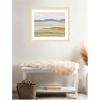 image:imageKate and Laurel Framed Wall Art Print Dreamy Hillscape by Nikita Jariwala 26 x 22 Woodgrain Stripe Blonde Frame Modern Contemporary Landscapes Nature Art for Wall Decor26L x 22W