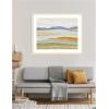 image:imageKate and Laurel Framed Wall Art Print Dreamy Hillscape by Nikita Jariwala 26 x 22 Woodgrain Stripe Blonde Frame Modern Contemporary Landscapes Nature Art for Wall Decor42L x 34W