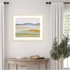 image:imageKate and Laurel Framed Wall Art Print Dreamy Hillscape by Nikita Jariwala 26 x 22 Woodgrain Stripe Blonde Frame Modern Contemporary Landscapes Nature Art for Wall Decor26L x 22W