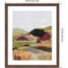image:imageKate and Laurel Framed Wall Art Print Dreamy Landscape by Nikita Jariwala 22 x 26 Florence Medium Brown Frame Modern Contemporary Abstract Art for Wall Decor26L x 22W