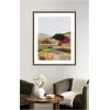 image:imageKate and Laurel Framed Wall Art Print Dreamy Landscape by Nikita Jariwala 22 x 26 Florence Medium Brown Frame Modern Contemporary Abstract Art for Wall Decor42L x 34W