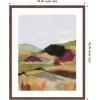 image:imageKate and Laurel Framed Wall Art Print Dreamy Landscape by Nikita Jariwala 22 x 26 Florence Medium Brown Frame Modern Contemporary Abstract Art for Wall Decor42L x 34W
