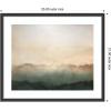 image:imageKate and Laurel Framed Wall Art Print Green Mountain Abstract I Horizontal by Amy Lighthall 25 x 21 Stylish Black Narrow Frame Modern Contemporary Landscapes Abstract Art for Wall Decor25L x 21W
