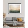 image:imageKate and Laurel Framed Wall Art Print Green Mountain Abstract I Horizontal by Amy Lighthall 25 x 21 Stylish Black Narrow Frame Modern Contemporary Landscapes Abstract Art for Wall Decor41L x 33W