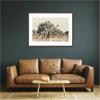 image:imageKate and Laurel Framed Wall Art Print Joshua Tree No 1 by Alicia Bock 26 x 19 Woodgrain Stripe Chocolate Frame Rustic Farmhouse Landscape Art for Wall DecorWoodgrain Stripe Chocolate