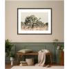 image:imageKate and Laurel Framed Wall Art Print Joshua Tree No 1 by Alicia Bock 26 x 19 Woodgrain Stripe Chocolate Frame Rustic Farmhouse Landscape Art for Wall DecorWoodgrain Stripe Chocolate