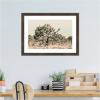 image:imageKate and Laurel Framed Wall Art Print Joshua Tree No 1 by Alicia Bock 26 x 19 Woodgrain Stripe Chocolate Frame Rustic Farmhouse Landscape Art for Wall DecorWoodgrain Stripe Chocolate