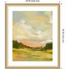 image:imageKate and Laurel Framed Wall Art Print Landscape 2 by Annie Quigley 22 x 26 Florence Gold Frame Casual Transitional Landscapes Nature Art for Wall Decor26L x 22W
