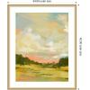 image:imageKate and Laurel Framed Wall Art Print Landscape 2 by Annie Quigley 22 x 26 Florence Gold Frame Casual Transitional Landscapes Nature Art for Wall Decor42L x 34W
