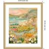 image:imageKate and Laurel Framed Wall Art Print Landscape 4 by Annie Quigley 22 x 26 Florence Gold Frame Coastal Landscapes Nature Art for Wall Decor26L x 22W