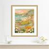 image:imageKate and Laurel Framed Wall Art Print Landscape 4 by Annie Quigley 22 x 26 Florence Gold Frame Coastal Landscapes Nature Art for Wall Decor26L x 22W