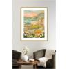 image:imageKate and Laurel Framed Wall Art Print Landscape 4 by Annie Quigley 22 x 26 Florence Gold Frame Coastal Landscapes Nature Art for Wall Decor42L x 34W