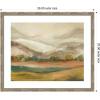image:imageKate and Laurel Framed Wall Art Print Mountainscape Horizontal by Annie Quigley 26 x 22 Mila Dark Silver Frame Rustic Farmhouse Landscapes Art for Wall Decor26L x 22W