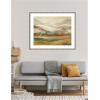 image:imageKate and Laurel Framed Wall Art Print Mountainscape Horizontal by Annie Quigley 26 x 22 Mila Dark Silver Frame Rustic Farmhouse Landscapes Art for Wall Decor42L x 34W