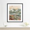image:imageKate and Laurel Framed Wall Art Print Neutral Landscape 03 by Annie Quigley 21 x 25 Stylish Black Narrow Frame Modern Contemporary Landscape Art for Wall Decor25L x 21W