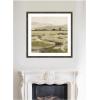image:imageKate and Laurel Framed Wall Art Print Petit Views No 8 by Mackenzie Nelson 26 x 26 Woodgrain Stripe Mocha Frame Rustic Farmhouse Landscape Art for Wall DecorWoodgrain Stripe Chocolate
