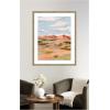 image:imageKate and Laurel Framed Wall Art Print Southwestern Dreams l by Nikita Jariwala 22 x 26 Woodgrain Stripe Mocha Frame Casual Transitional Landscapes Nature Art for Wall Decor42L x 34W