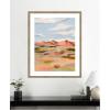 image:imageKate and Laurel Framed Wall Art Print Southwestern Dreams l by Nikita Jariwala 22 x 26 Woodgrain Stripe Mocha Frame Casual Transitional Landscapes Nature Art for Wall Decor42L x 34W
