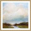 image:imageKate and Laurel Framed Wall Art Print Tranquility by Mary Sparrow 26 x 26 Florence Medium Brown Frame Modern Contemporary Landscape Art for Wall DecorMila Dark Gold
