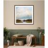 image:imageKate and Laurel Framed Wall Art Print Tranquility by Mary Sparrow 26 x 26 Florence Medium Brown Frame Modern Contemporary Landscape Art for Wall DecorFlorence Medium Brown