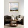 image:imageKate and Laurel Framed Wall Art Print Tranquility by Mary Sparrow 26 x 26 Florence Medium Brown Frame Modern Contemporary Landscape Art for Wall DecorMila Dark Gold