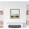 image:imageKate and Laurel Framed Wall Art Print Tranquility by Mary Sparrow 26 x 26 Florence Medium Brown Frame Modern Contemporary Landscape Art for Wall DecorFlorence Medium Brown
