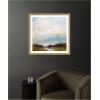 image:imageKate and Laurel Framed Wall Art Print Tranquility by Mary Sparrow 26 x 26 Florence Medium Brown Frame Modern Contemporary Landscape Art for Wall DecorMila Dark Gold