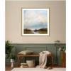 image:imageKate and Laurel Framed Wall Art Print Tranquility by Mary Sparrow 26 x 26 Florence Medium Brown Frame Modern Contemporary Landscape Art for Wall DecorMila Dark Gold