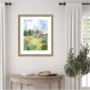 image:imageKate and Laurel Framed Wall Art Print Vermont Barn in Summer by Patricia Shaw 22 x 26 Woodgrain Stripe Mocha Frame Rustic Farmhouse Landscapes Americana Art for Wall Decor26L x 22W